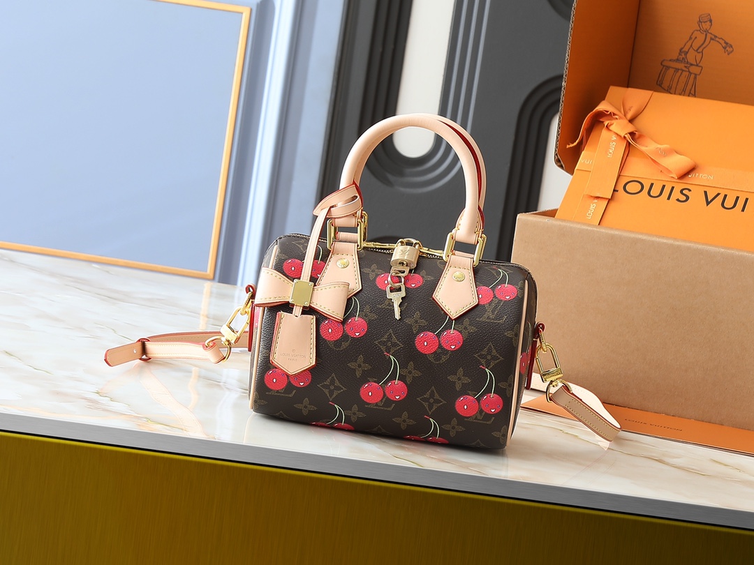 LV Classic Handbag Monogram Canvas Model M66588 Multiple Compartments
